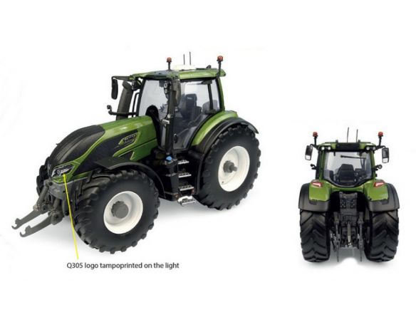 UNIVERSAL HOBBIES UH6477 TRATTORE VALTRA Q305 OLIVE GREEN 1:32 Modellino