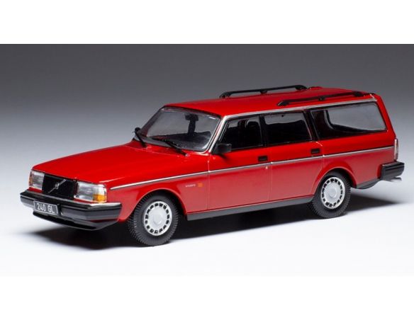 IXO MODEL CLC461 VOLVO 240 GL 1989 RED 1:43 Modellino