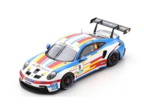 SPARK MODEL SI019 PORSCHE 911 GT3 CUP N.8 CARRERA CUP ITALIA 2022 JORGE LORENZO 1:43 Modellino