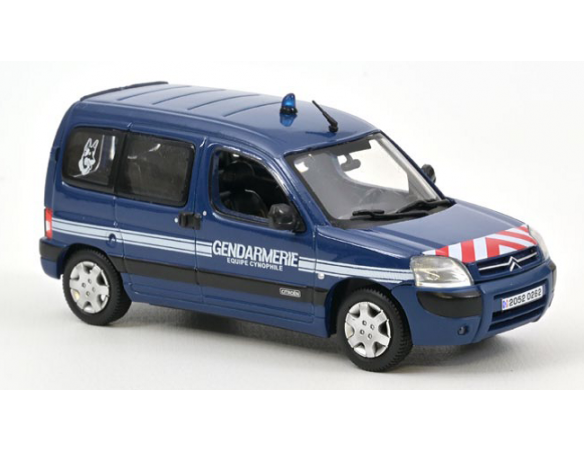 NOREV NV155713 CITROEN BERLINGO 2005 GENDARMERIE EQUIPE CYNOPHILE 1:43 Modellino