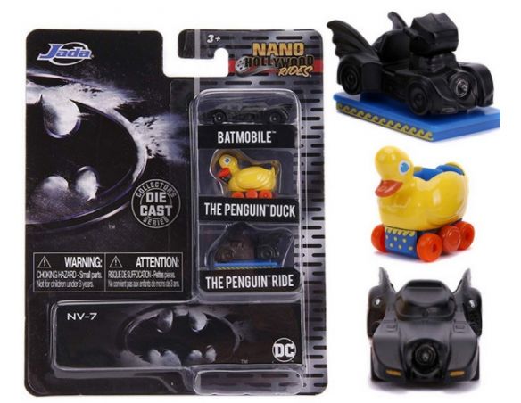 JADA TOYS JADA11000 BATMAN RETURNS NANO HOLLYWOOD RIDES 3 PACK 1:32 Modellino