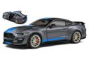 SOLIDO SL1805908 FORD SHELBY GT500 KR 2022 SILVER/BLUE STRIPES 1:18 Modellino