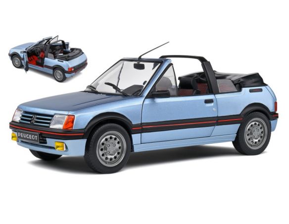 SOLIDO SL1806203 PEUGEOT 205 CTI 1989 LIGHT BLUE 1:18 Modellino