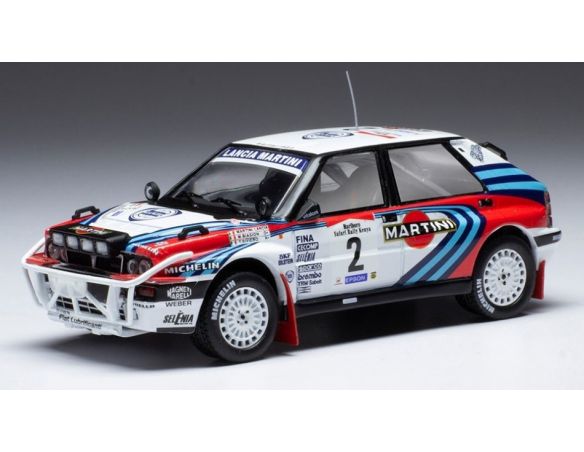 IXO MODEL RAC425A LANCIA DELTA INTEGRALE 16V N.2 SAFARI RALLY 1990 BIASION/SIVIERO 1:43 Modellino