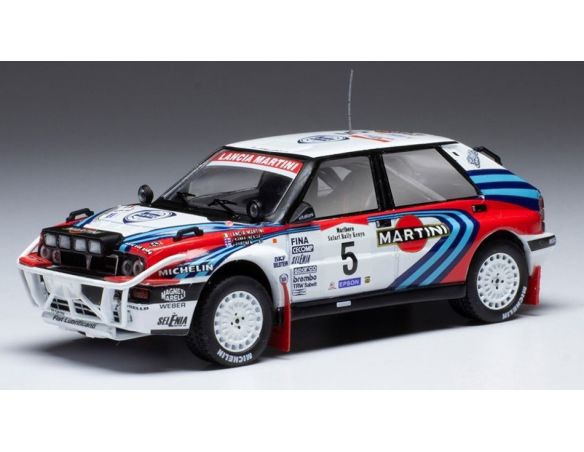 IXO MODEL RAC425C LANCIA DELTA INTEGRALE 16V N.5 SAFARI RALLY 1990 KANKKUNEN/PIRONEN 1:43 Modellino