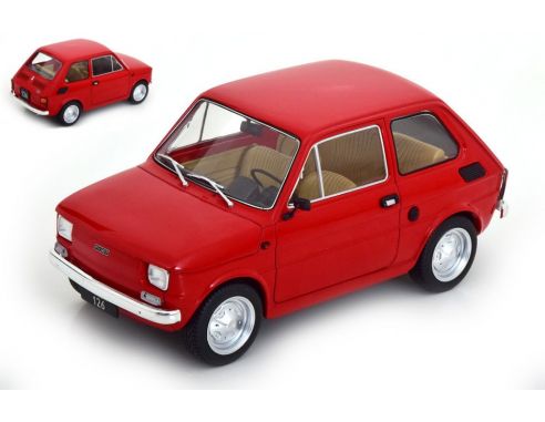 MODELCARGROUP MCG18323 FIAT 126 1972 RED 1:18 Modellino