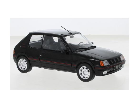 WHITEBOX WB124161 PEUGEOT 205 GTI 1988 BLACK 1:24 Modellino