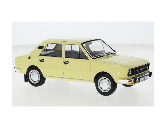 WHITEBOX WB124163 SKODA 105L 1976 YELLOW 1:24 Modellino
