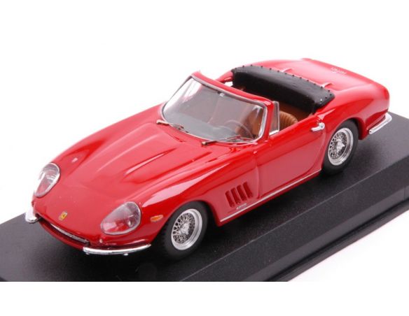 BEST MODEL BT9837 FERRARI 275 GTB/4  N.A.R.T. SPYDER 1967 RED 1:43 Modellino