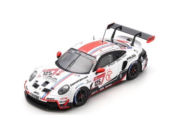 SPARK MODEL SG855 PORSCHE 911 GT3 CUP N.125 24 H NURBURGRING 2022 SCHELL-AUST-BOLLRATH Modellino