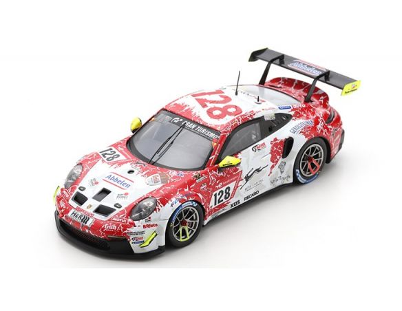 SPARK MODEL SG862 PORSCHE 911 GT3 CUP N.128 24 H NURBURGRING 2022 ABBELEN-GUVEN HARRISON Modellino