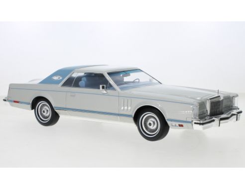 MODELCARGROUP MCG18403 LINCOLN CONTINENTAL MARK V 1978 SILVER 1:18 Modellino