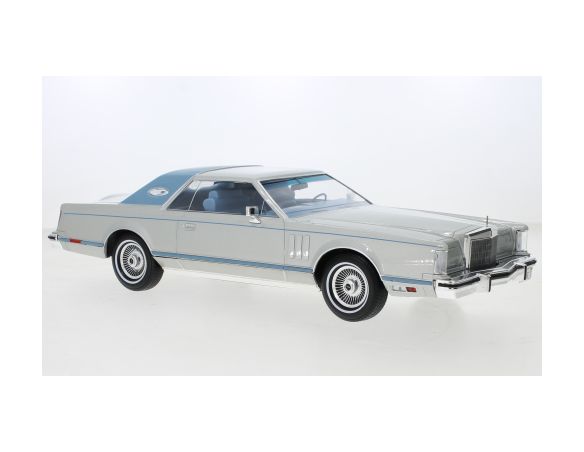 MODELCARGROUP MCG18403 LINCOLN CONTINENTAL MARK V 1978 SILVER 1:18 Modellino