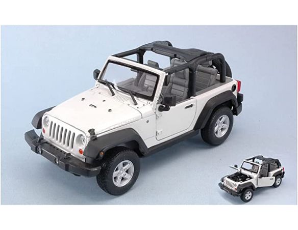 Welly WE22489W JEEP WRANGLER 2007 WHITE 1:24 Modellino