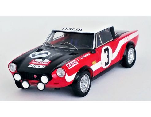 TROFEU TFDSN86 FIAT 124 ABARTH N.3 RALLY OF POLAND 1973 PAGANELLI/RUSSO 1:43 Modellino