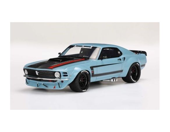 GT SPIRIT GT426 FORD MUSTANG 1970 BY RUFFIAN CARS 2021 CAVALRY BLUE 1:18 Modellino