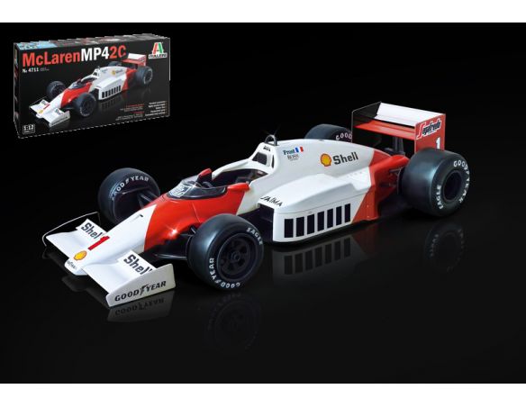 ITALERI IT4711 MC LAREN MP4/2C 1986 ALAN PROST/KEKE ROSBERG KIT 1:12 Modellino