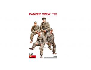 MINIART MIN35364 PANZER CREW FRANCE 1944 KIT 1:35 Modellino