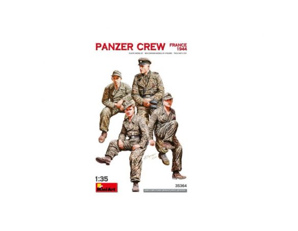 MINIART MIN35364 PANZER CREW FRANCE 1944 KIT 1:35 Modellino