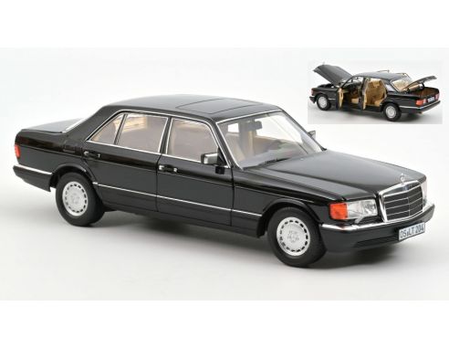 NOREV NV183793 MERCEDES 560 SEL 1989 BLACK METALLIC 1:18 Modellino