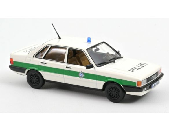 NOREV NV830053 AUDI 80 POLIZEI NIEDERKALTENKIRCHEN 1:43 Modellino