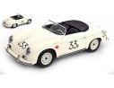 KK SCALE KKDC120096 PORSCHE 356 A SPEEDSTER N.33 JAMES 1955 WHITE 1:12 Modellino