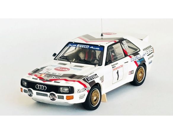 TROFEU TFRRUK91 AUDI SPORT QUATTRO MANX RALLY 1984 MIKKOLA/HERTZ 1:43 Modellino