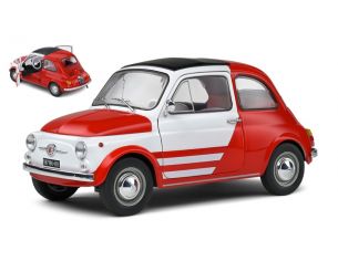 SOLIDO SL1801408 FIAT 500 ABARTH ROBE DI KAPPA 1965 WHITE/RED 1:18 Modellino