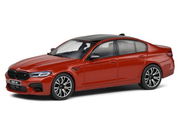 SOLIDO SL4312702 BMW 5 SERIES M5 (F90) V8 BITURBO 2021 RED 1:43 Modellino