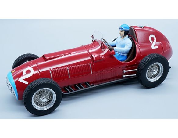 TECNOMODEL TMD18063A FERRARI 375 F1 N.2 WINNER ITALY GP 1951 A.ASCARI W/DRIVER 1:18 Modellino