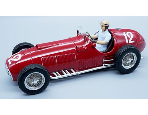 TECNOMODEL TMD18063B FERRARI 375 F1 N.12 WINNER BRITISH GP 1951 F.GONZALES W/DRIVER 1:18 Modellino