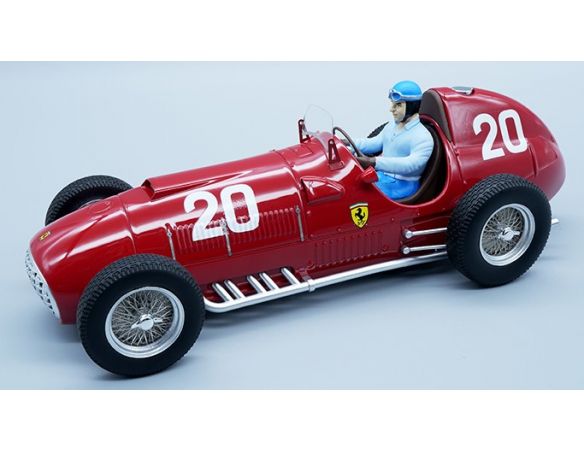 TECNOMODEL TMD18063C FERRARI 375 F1 N.20 SWISS GP 1951 A.ASCARI W/DRIVER 1:18 Modellino