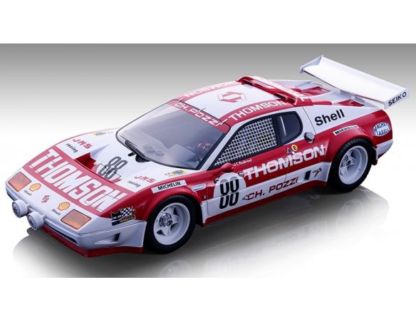 TECNOMODEL TMD18248A FERRARI 512 BB N.88 THOMSON/POZZI LE MANS 1978 ANDRUET-DINI 1:18 Modellino