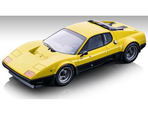 TECNOMODEL TMD18248D FERRARI 512 BB CORSA CLIENTI 1978 GIALLO MODENA 1:18 Modellino