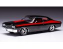 IXO MODEL CLC477 CHEVROLET CHEVELLE SS 1970 BLACK/RED 1:43 Modellino