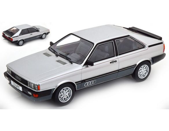 MODELCARGROUP MCG18314 AUDI COUPE GT 1980 SILVER 1:18 Modellino