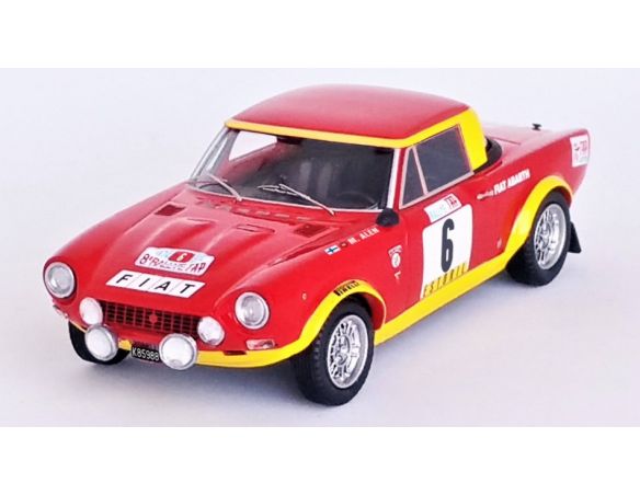 TROFEU TFDSN93 FIAT 124 ABARTH RALLY N.6 3rd TAP RALLY 1974 ALEN/KIVIMAKI 1:43 Modellino
