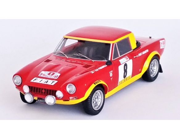 TROFEU TFDSN94 FIAT 124 ABARTH RALLY N.8 2nd TAP RALLY 1974 PAGANELLI/RUSSO 1:43 Modellino