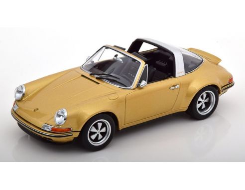 KK SCALE KKDC180474 SINGER 911 TARGA MET.GOLD 1:18 Modellino