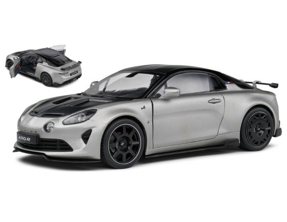 SOLIDO SL1801621 ALPINE A110 RADICALE 2023 SILVER 1:18 Modellino
