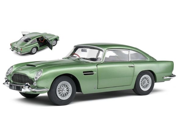 SOLIDO SL1807102 ASTON MARTIN DB5 1964 GREEN 1:18 Modellino