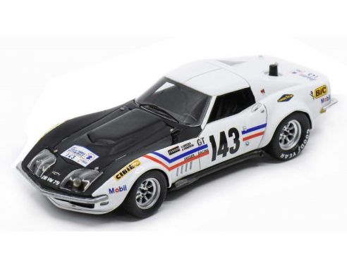 SPARK MODEL SF284 CHEVROLET CORVETTE C3 N.143 2nd TDF AUTOM.1969 GREDER-VIGNERON 1:43 Modellino