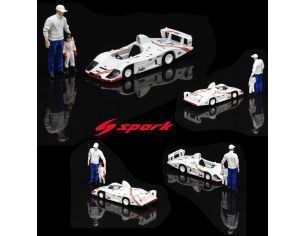SPARK MODEL S7840 PORSCHE LITTLE BIG MANS SET WITH FIGURINE 1:43 Modellino