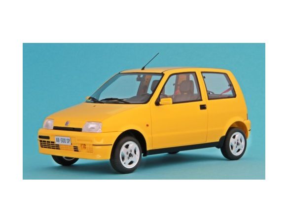 LAUDO RACING LM152A FIAT CINQUECENTO SPORTING 1994 YELLOW 1:18 Modellino