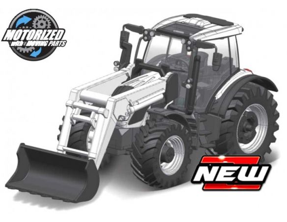 BBURAGO BU31638 TRATTORE VALTRA N174 C/PALA cm 10 Modellino