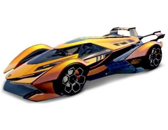 MAISTO MI36454O LAMBORGHINI V12 VISION GRAN TURISMO 2021 ORANGE 1:18 Modellino