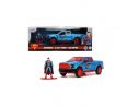 JADA TOYS JADA253253013 FORD F-150 RAPTOR 2018 SUPERMAN RED/BLUE 1:32 Modellino