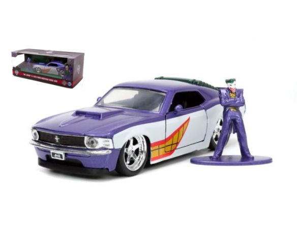 JADA TOYS JADA53004 FORD MUSTANG THE JOKER WHITE/PURPLE 1:32 Modellino