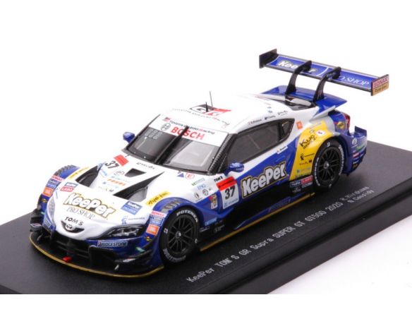 EBBRO EB45760 KeePer TOM'S GR SUPRA N.37 SUPER GT500 2020 R.HIRAKAWA-N.CASSIDY 1:43 Modellino