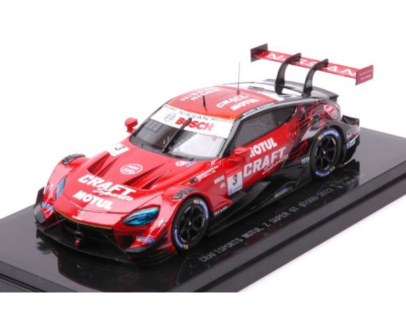 EBBRO EB45813 CRAFTSPORTS MOTUL Z N.3 SUPER GT500 2022 K.CHIYO-M.TAKABOSHI 1:43 Modellino